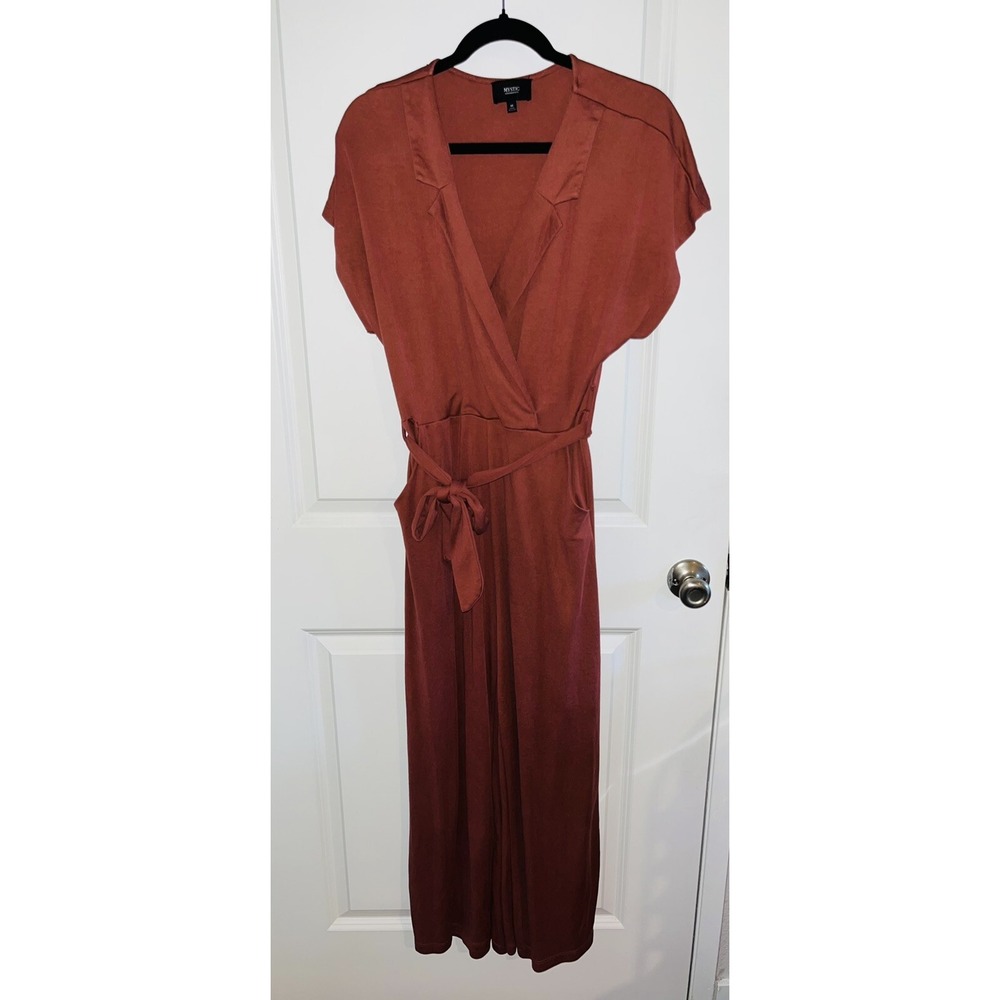 Knit Jumpsuit Womens Size M Ankle Length Comfy Loungewear
